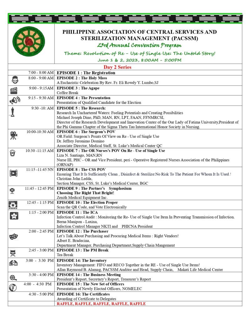Conventions – Philippine Association of Central Services and ...